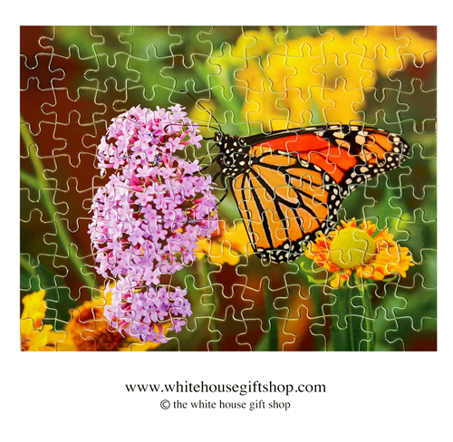 The Butterfly Garden, 110 Piece Jigsaw Puzzle, Made in USA!