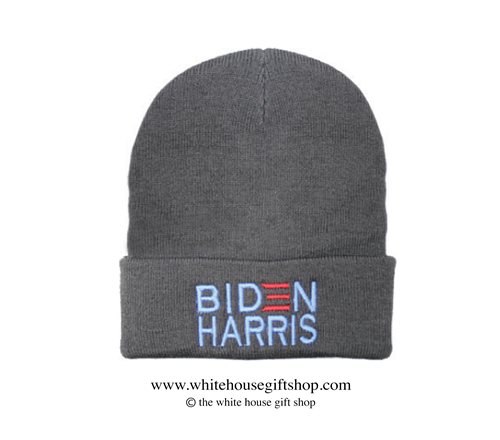 Joseph R. Biden Beanie in Dark Grey, 46th President of the United States, Official White House Gift Shop Est. 1946 by Secret Service Agents