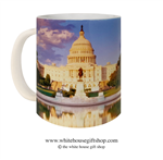 The Capitol Building Coffee Mug, Designed at Manufactured by the White House Gift Shop, Est. 1946. Made in the USA