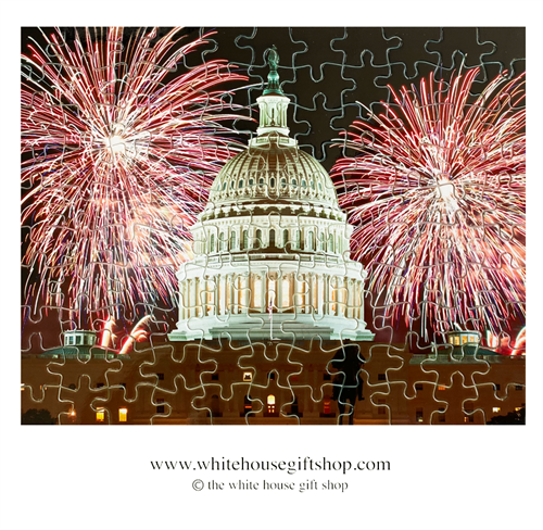 The Capitol Building, 110 Piece Jigsaw Puzzle, Made in USA!