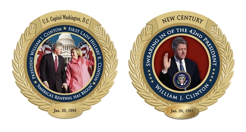 "1st" Coin in President Clinton's Historic Moments Series