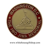 Marine Corps, USMC, Iwo Jima Brass Memorial Coin from the Official White House Gift Shop.