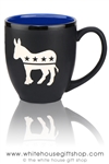 Democratic Party Bistro Mug, Etched in USA
