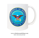 Department of Defense Coffee Mug, Presidential Joseph R. Biden Coffee Mug, Designed at Manufactured by the White House Gift Shop, Est. 1946. Made in the USA