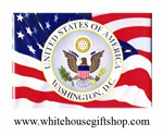 State Department Great Seal with USA Flag, Magnet
