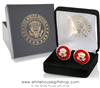 Red Presidential Guest Style Eagle Seal Cufflinks