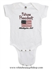 Baby Onesie President Flag Bodysuit