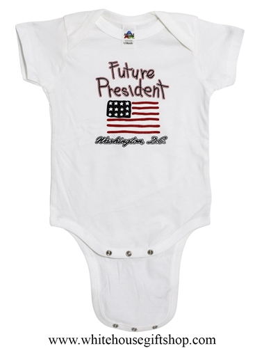 Baby Onesie President Flag Bodysuit