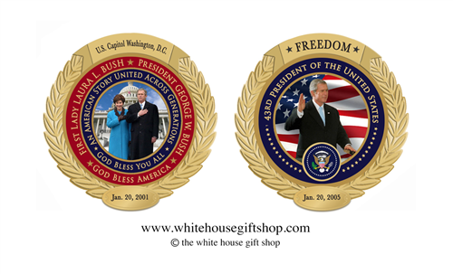 Inauguration Coin in President George W. Bush's Historic Moments Series