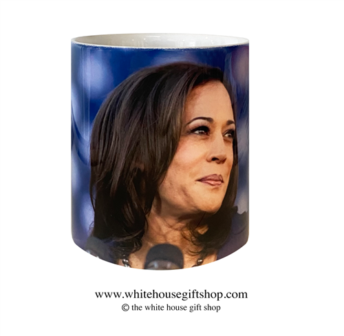Madame Vice President Kamala Harris Coffee Mug, Designed at Manufactured by the White House Gift Shop, Est. 1946. Made in the USA