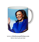 Madame Vice President Kamala Harris Oath Coffee Mug, Designed at Manufactured by the White House Gift Shop, Est. 1946. Made in the USA
