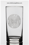 Department of Defense National Guard Bureau 15.5 OZ Highball Glass, USA Artisan Hand Engraved