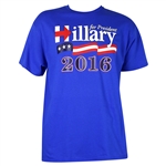 Shirt, Hillary for President 2016 T-Shirt, 100% Preshrunk Comfort Cotton