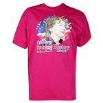 Shirt, Hillary for President 2016 T-Shirt, Signature Pink, 100% Preshrunk Comfort Cotton
