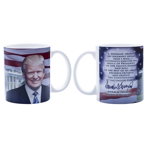 President Elect Donald J. Trump 45th President Inaguration Mug from Official White House Gift Shop