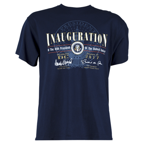 donald trump 58th presidential inauguration t-shirt from the white house gift shop