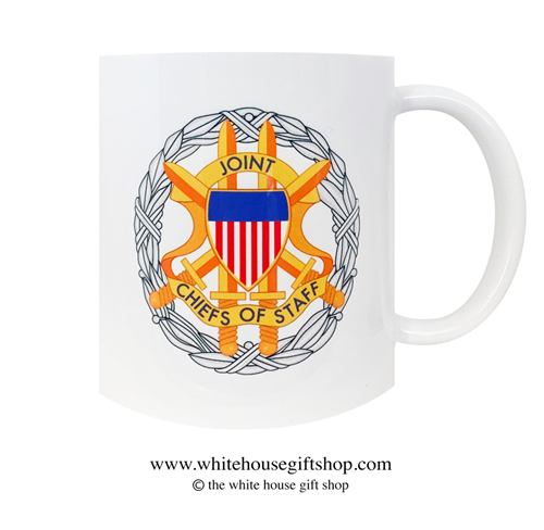 Joint Chiefs of Staff Coffee Mug, Presidential Joseph R. Biden Coffee Mug, Designed at Manufactured by the White House Gift Shop, Est. 1946. Made in the USA