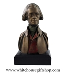 Thomas Jefferson Bust, 3rd U.S. President of the United States, 6"x 3.5''