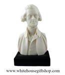 Thomas Jefferson Bust, 3rd U.S. President of the United States, 6"x 3.5''