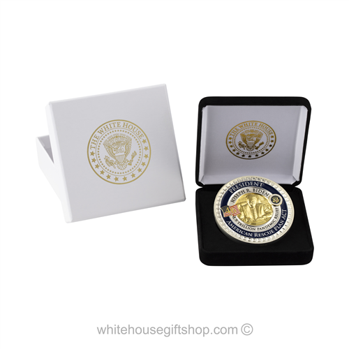 Inauguration Coin, Coins, Joseph R. Biden, 46th President of the United States, Official White House Gift Shop Est by Secret Service Agents