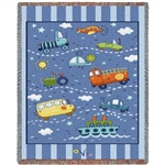 Favorite kids colors, Baby blanket throw from White House Gift Shop