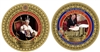 King Charles and Queen Elizabeth II official White House commemorative gold coin set. Sold by the official White House Gift Shop historical moments in history trademarked coin collection.