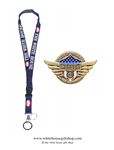 First Responders Heroes of COVID-19, Gold Pin for Lanyard, Uniform, or Lapel