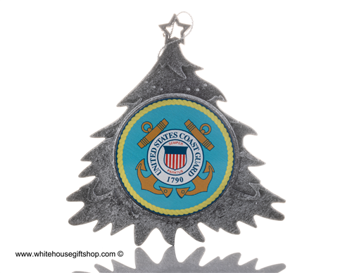 United States Coast Guard Christmas Ornament Inspired by the Lockheed F-117 Nighthawk