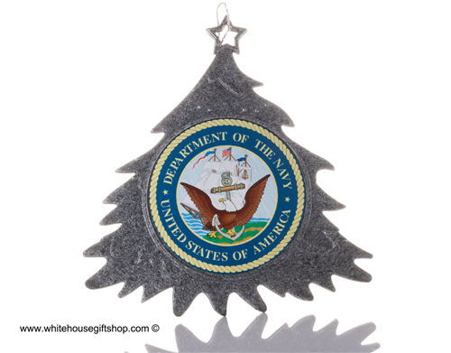 Department of the Navy Christmas Ornament Inspired by the Lockheed F-117 Nighthawk