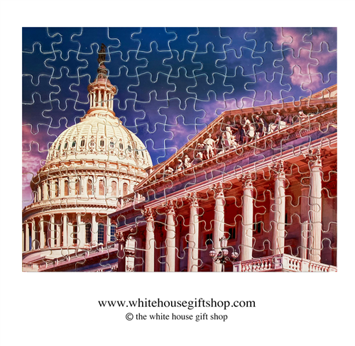 Washington Monuments Puzzle, 110 Piece Jigsaw Puzzle, Made in USA!