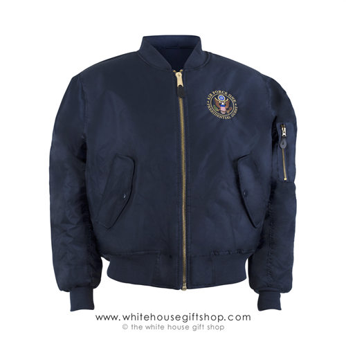 Air Force One- Guest Seal Bomber Jacket, Navy Blue