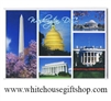 Washington D.C. Magnet with Washington Monument, Capitol Dome, Jefferson Memorial, Lincoln Memorial