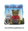 SOLD OUT Magnets, Washinton D.C. Bear Magnet, President Seal, Washington Monument, U.S. Capitol Building, Ceramic & Acrylic, Pastels, Memorable Group Gift, Cheerful for All Ages