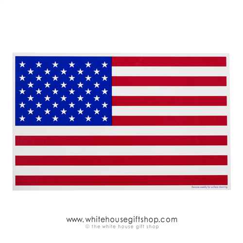 American Flag Magnet, Large 5 by 8 inches quality Made in USA magnets from The official original White House Gift Shop, honors United States of America and manufactured in U.S.A.