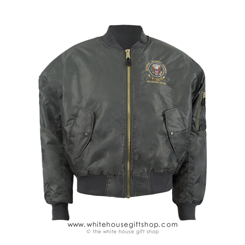 National Security Council Situation Room Flight Jacket, OD Green