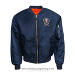 National Security Council Situation Room Bomber Flight Jacket, Navy Blue