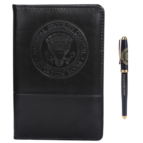 National Security Room House Seal Folio & Lacquer Pen