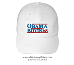Barack Obama and Joseph R. Biden 2008 Hat in White, 44th President of the United States, 46th President of the United States, Official White House Gift Shop Est. 1946 by Secret Service Agents
