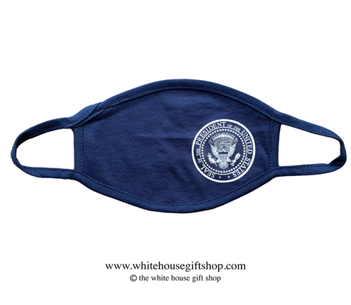 COVID-19 Global Response Face Mask Navy Blue with White Seal of the President of the United States