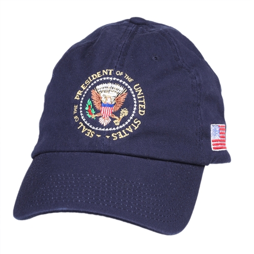 Embroidered Presidential Seal Blue Embroidered Hat