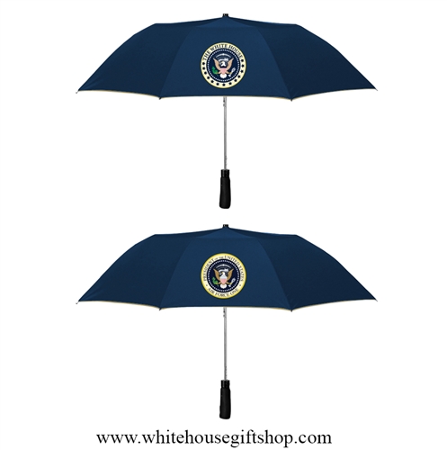 Executive Umbrella Set Includes the Air Force One Umbrella PLUS The White House Umbrella, Travelers, 38" Diameter, Wind Resistant, Automatic Open, 16" Long When Closed,