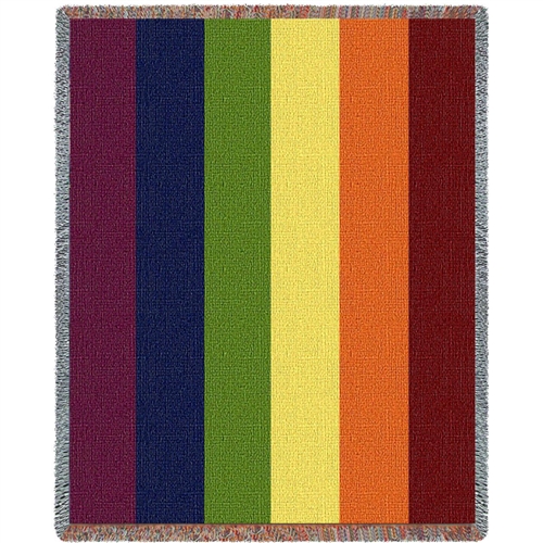 Rainbow Colors Blanket and Throw