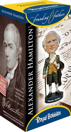 Founding Father Alexander Hamilton Bobblehead, Wobbler, Nodder from White House Gift Shop