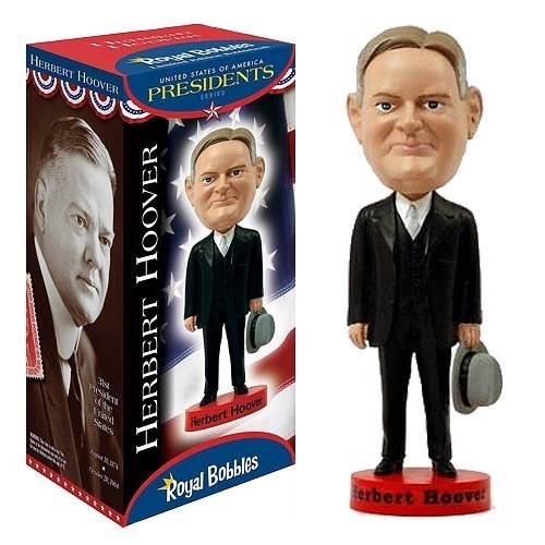 President Herbert Hoover Bobblehead, Wobbler, Nodder from White House Gift Shop