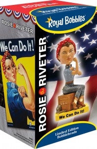 Rosie The Riveter,   Bobbleheads, Wobbler, Nodder from White House Gift Shop, Presidential Series