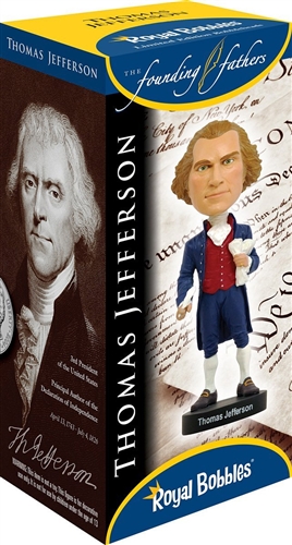 President Thomas Jefferson Bobblehead, Wobbler, Nodder from White House Gift Shop