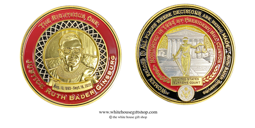Supreme Court Justice Ruth Bader Ginsburg Commemorative Coin, Great Figures in American History