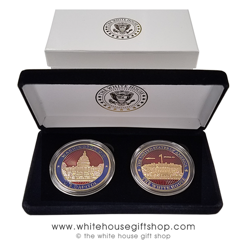 White House and Capitol Challenge Coin