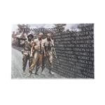 Vietnam Memorial Wall with Soldiers Magnet, 2" x 3"