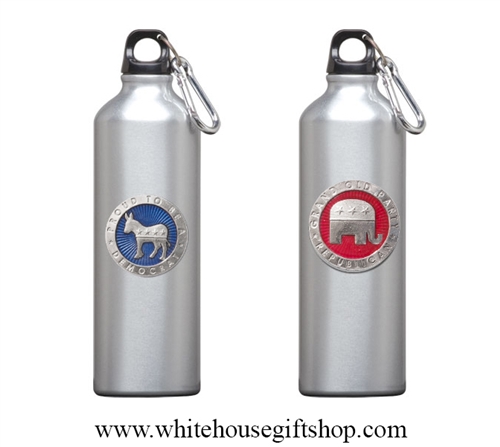 Heritage Pewter Democratic Republican Water Bottles